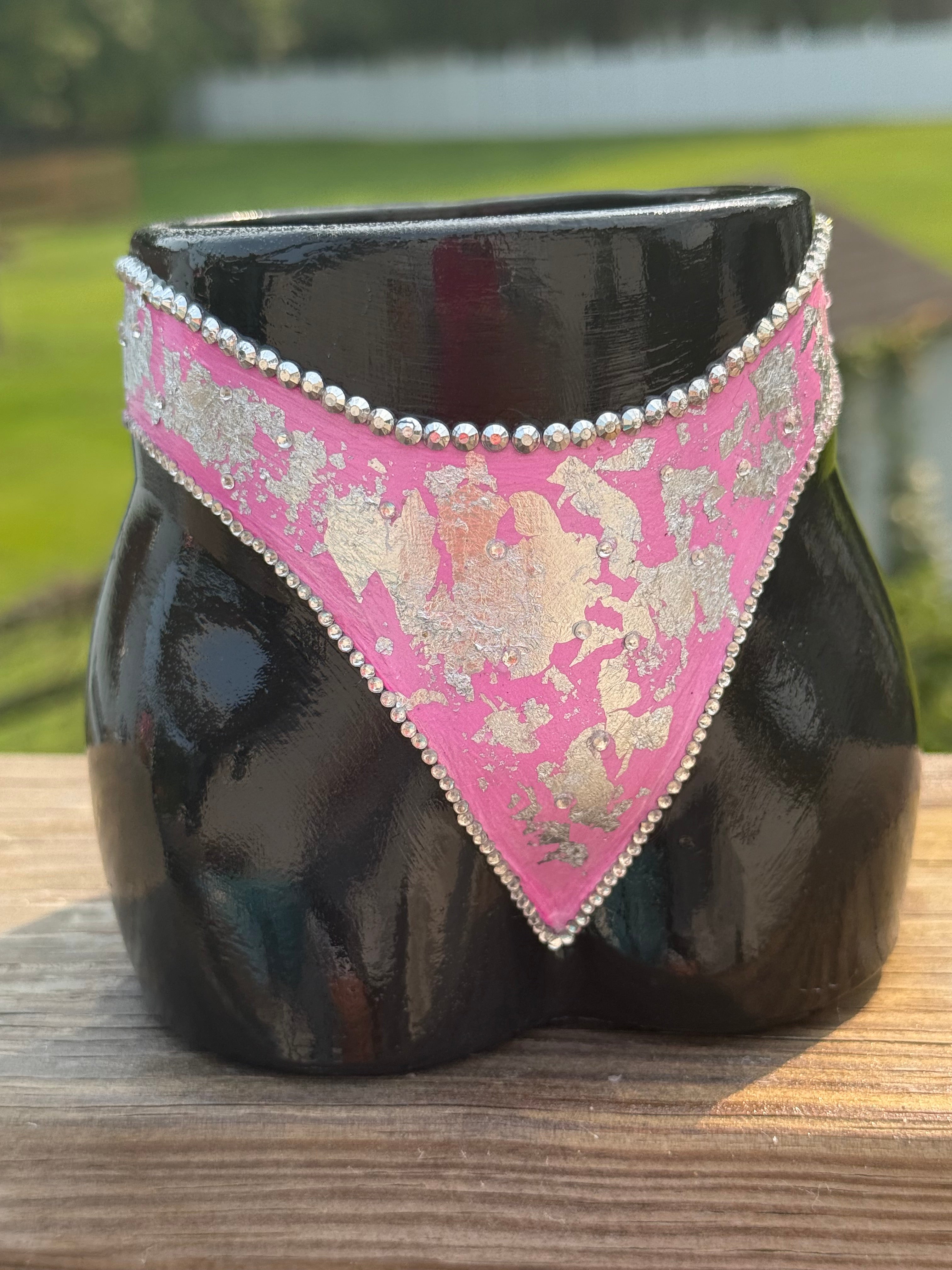 Sliver & Pink Booty