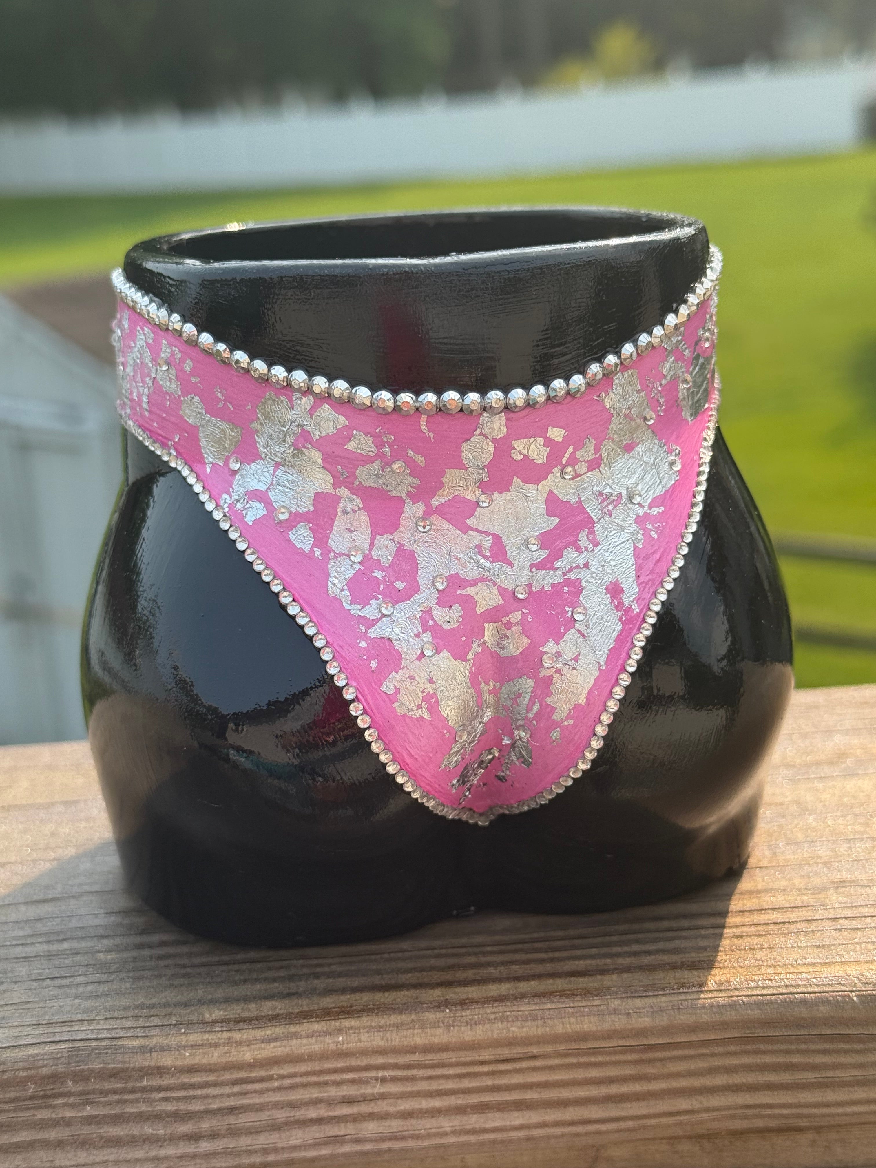 Sliver & Pink Booty